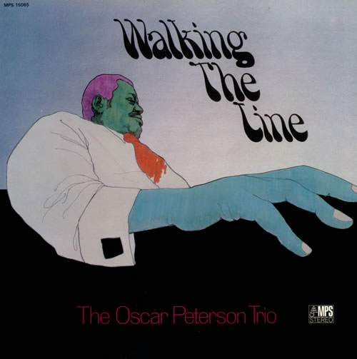 Oscar Peterson Walking The Line vinyl LP album (LP record) French OP1LPWA443362