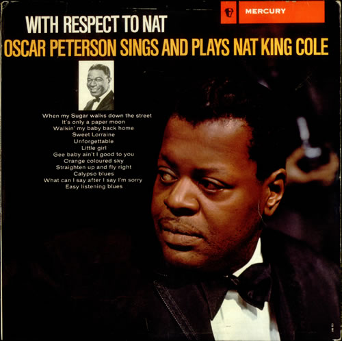 Oscar Peterson With Respect To Nat vinyl LP album (LP record) UK OP1LPWI533337