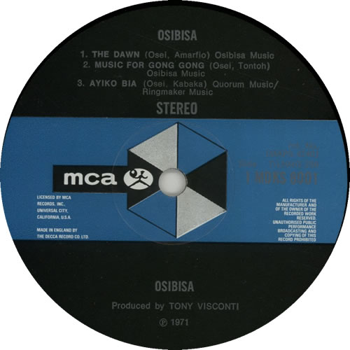 Osibisa Osibisa vinyl LP album (LP record) UK OSILPOS638068