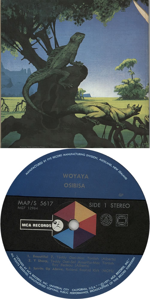Osibisa Woyaya vinyl LP album (LP record) New Zealand OSILPWO642150