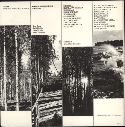 Oskar Merikannon Lauluja vinyl LP album (LP record) Finnish 39ZLPLA778707