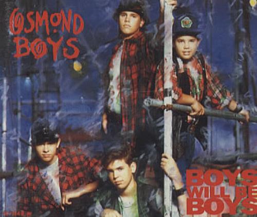 Osmond Boys Boys Will Be Boys CD single (CD5 / 5") German OSMC5BO00774