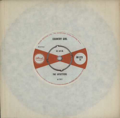 Ossie & The Upsetters Country Girl 7" vinyl single (7 inch record / 45) UK OV507CO617235