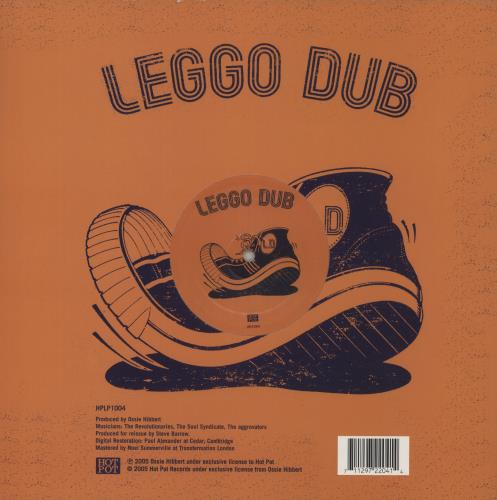 Ossie All Stars Leggo Dub vinyl LP album (LP record) UK 9ZSLPLE866845