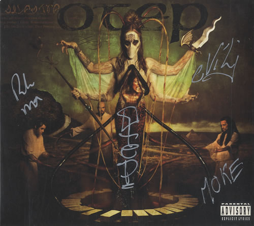 Otep Sevas Tra - Autographed CD album (CDLP) UK OTPCDSE456103