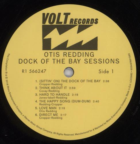 Otis Redding Dock Of The Bay Sessions vinyl LP album (LP record) UK OTILPDO844925