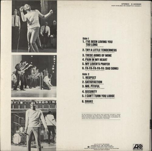 Otis Redding History Of Otis Redding vinyl LP album (LP record) UK OTILPHI396779