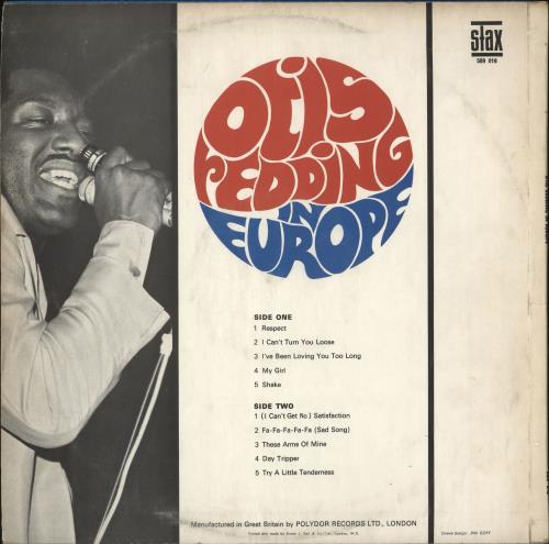 Otis Redding Otis Redding In Europe vinyl LP album (LP record) UK OTILPOT663922