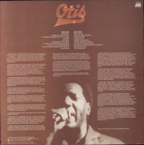 Otis Redding Otis vinyl LP album (LP record) UK OTILPOT232036