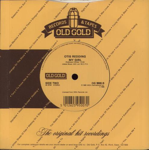 Otis Redding Sittin' On The Dock Of The Bay 7" vinyl single (7 inch record / 45) UK OTI07SI243187