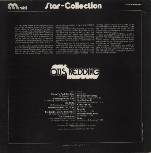 Otis Redding Star-Collection vinyl LP album (LP record) UK OTILPST523499