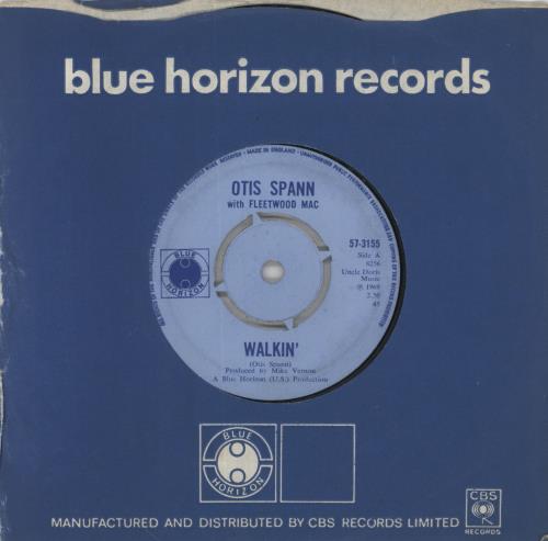 Otis Spann Walkin' 7" vinyl single (7 inch record / 45) UK OSP07WA857996