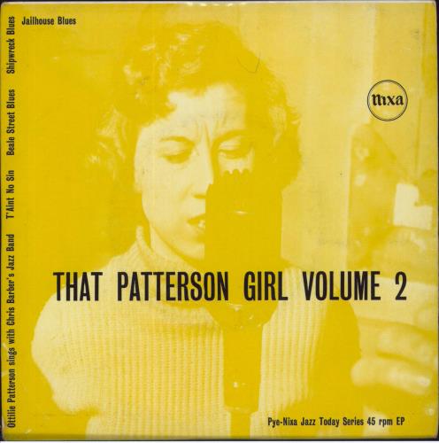 Ottilie Patterson That Patterson Girl Volume 2 EP 7" vinyl single (7 inch record / 45) UK OTN07TH550535