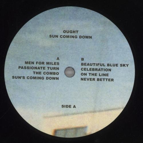 Ought Sun Coming Down vinyl LP album (LP record) Canadian 5UGLPSU801595