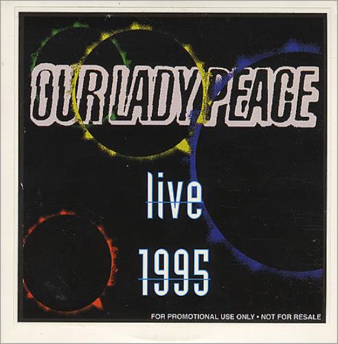 Our Lady Peace Live '95 - FULLY AUTOGRAPHED CD single (CD5 / 5") Canadian OLPC5LI149293