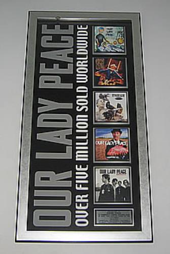 Our Lady Peace Over Five Million Sold Worldwide award disc US OLPAWOV358970