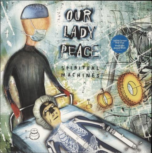 Our Lady Peace Spiritual Machines - Blue Vinyl vinyl LP album (LP record) Canadian OLPLPSP871344