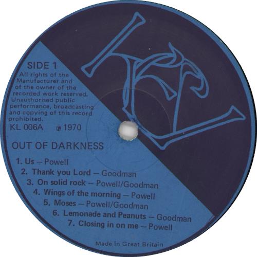 Out Of Darkness Out Of Darkness vinyl LP album (LP record) UK 0UTLPOU730874