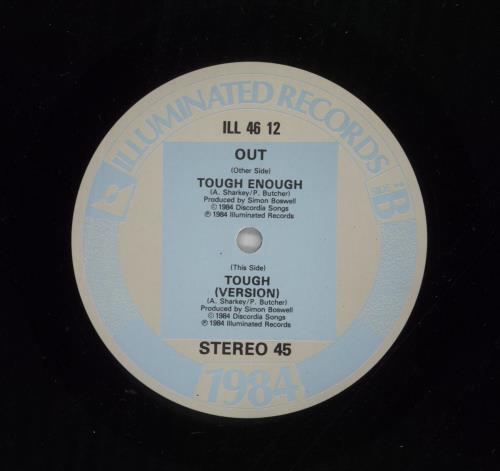 Out Tough Enough + Press Sheet 12" vinyl single (12 inch record / Maxi-single) UK 9X412TO863877