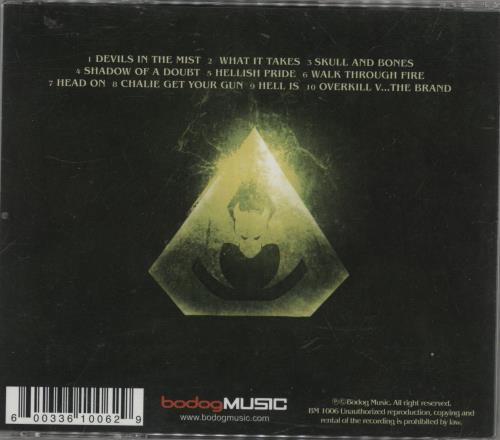 Overkill Immortalis CD album (CDLP) US OV1CDIM870998