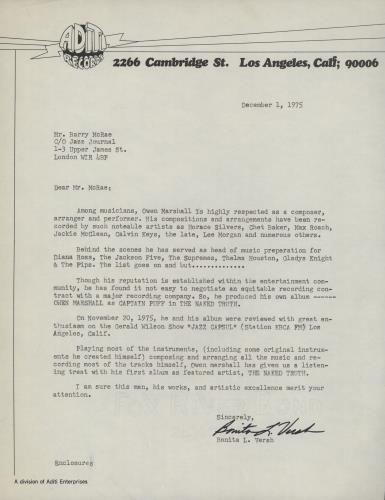 Owen Marshall Captain Puff In The Naked Truth - 1st + PR enclosures vinyl LP album (LP record) US 214LPCA761653