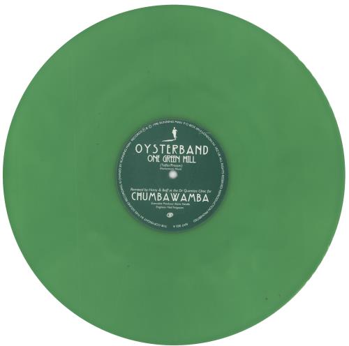 Oysterband One Green Hill - Green vinyl 12" vinyl single (12 inch record / Maxi-single) UK QY212ON700912