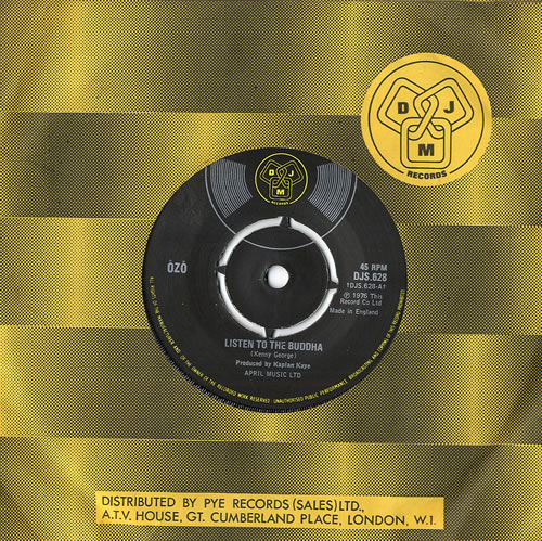 Ozo Listen To The Buddha - 4 Prong 7" vinyl single (7 inch record / 45) UK 0Z007LI484447