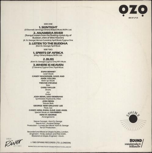Ozo Spirits Of Africa vinyl LP album (LP record) Dutch 0Z0LPSP783732