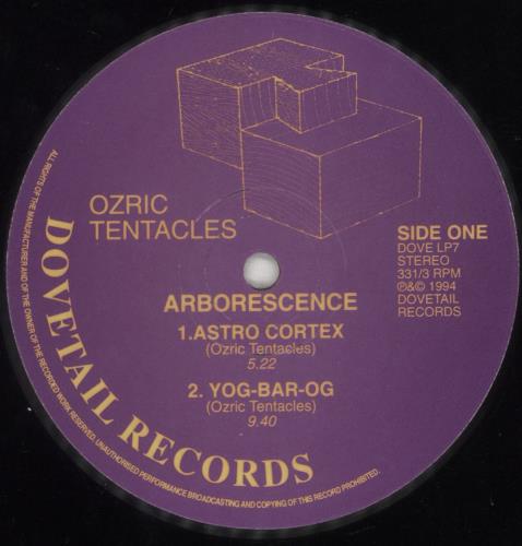 Ozric Tentacles Arborescence 2-LP vinyl record set (Double LP Album) UK OZR2LAR648385