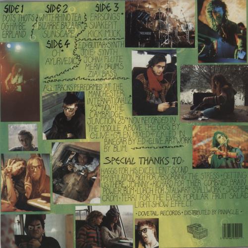 Ozric Tentacles Live Underslunky 2-LP vinyl record set (Double LP Album) UK OZR2LLI687161