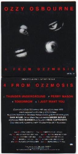 Ozzy Osbourne 4 From Ozzmosis CD single (CD5 / 5") UK OZZC5FR55329