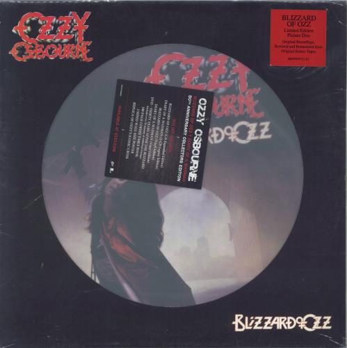 Ozzy Osbourne Blizzard Of Ozz picture disc LP (vinyl picture disc album) US OZZPDBL799402