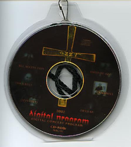 Ozzy Osbourne Digital Concert Program CD-ROM US OZZRODI280020