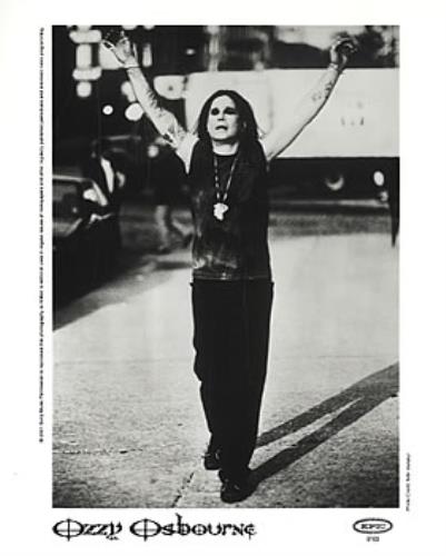 Ozzy Osbourne Down To Earth media press pack US OZZPPDO203183
