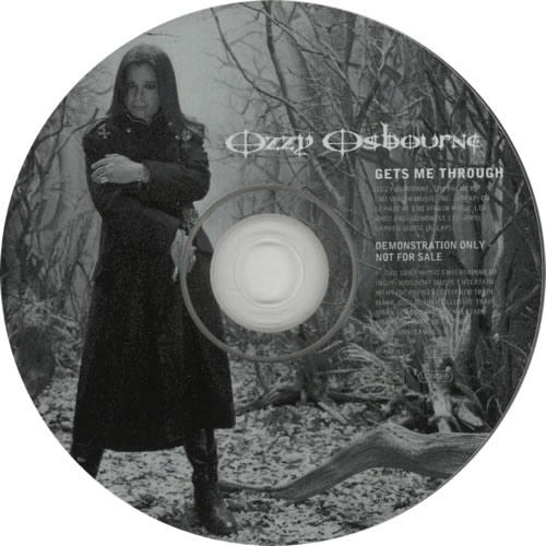 Ozzy Osbourne Gets Me Through CD single (CD5 / 5") UK OZZC5GE198891