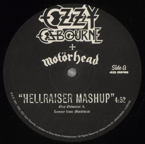 Ozzy Osbourne Hellraiser 10" vinyl single (10 inch record) UK OZZ10HE881270