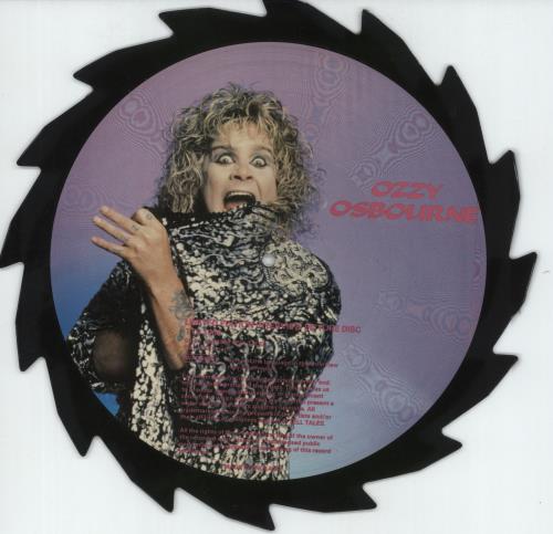 Ozzy Osbourne Interview shaped picture disc (picture disc vinyl record) UK OZZSHIN447366