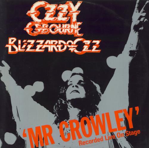 Ozzy Osbourne Mr Crowley 12" vinyl single (12 inch record / Maxi-single) UK OZZ12MR00971