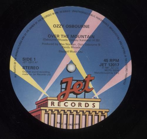 Ozzy Osbourne Over The Mountain 12" vinyl single (12 inch record / Maxi-single) UK OZZ12OV558592