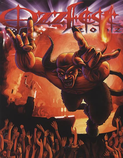 Ozzy Osbourne Ozzfest 2002 tour programme UK OZZTROZ340674