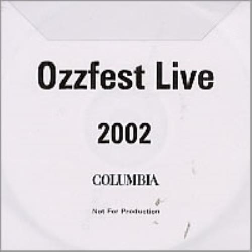 Ozzy Osbourne Ozzfest Live CD-R acetate UK OZZCROZ229827