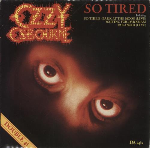 Ozzy Osbourne So Tired - Doublepack 7" vinyl single (7 inch record / 45) UK OZZ07SO62771