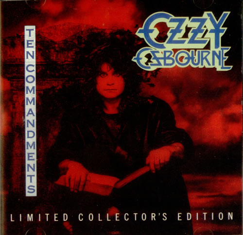 Ozzy Osbourne Ten Commandments CD album (CDLP) US OZZCDTE451729