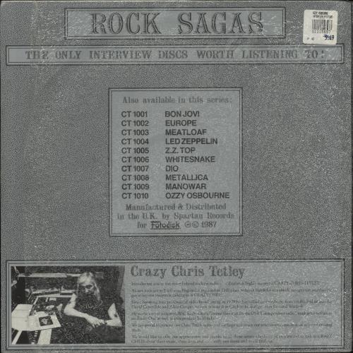 Ozzy Osbourne The Chris Tetley Interviews - Part One picture disc LP (vinyl picture disc album) UK OZZPDTH875374