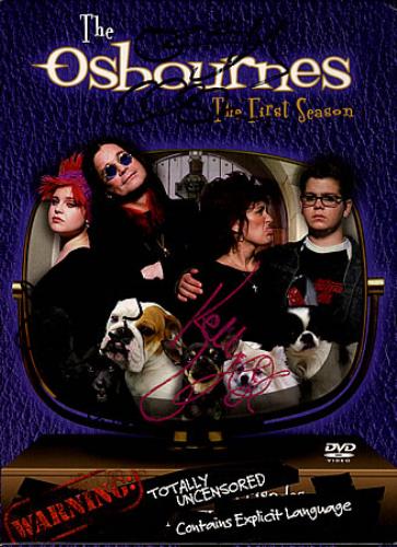 Ozzy Osbourne The First Season - AUTOGRAPHED DVD US OZZDDTH369283