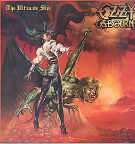Ozzy Osbourne The Ultimate Sin vinyl LP album (LP record) Brazilian OZZLPTH235232