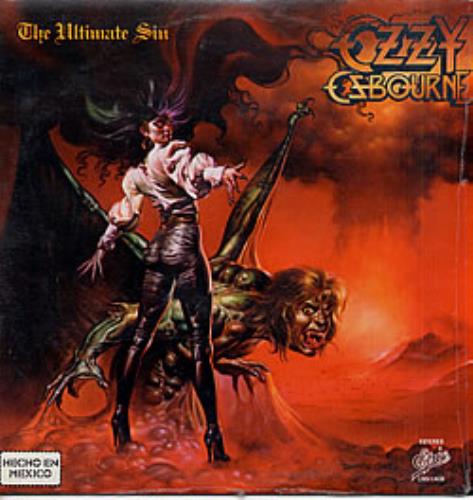 Ozzy Osbourne The Ultimate Sin vinyl LP album (LP record) Mexican OZZLPTH236205