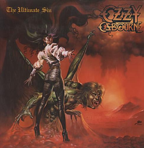 Ozzy Osbourne The Ultimate Sin vinyl LP album (LP record) Colombian OZZLPTH321124