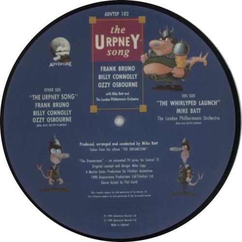 Ozzy Osbourne The Urpney Song 7" vinyl picture disc (7 inch picture disc single) UK OZZ7PTH102784