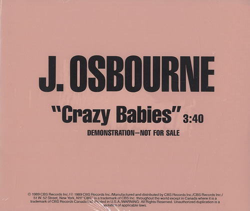 ozzy osbourne crazy babies video